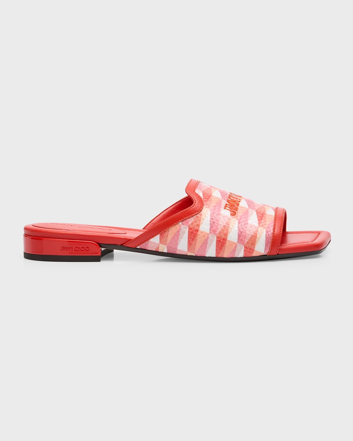 Nako Logo Flat Slide Sandals