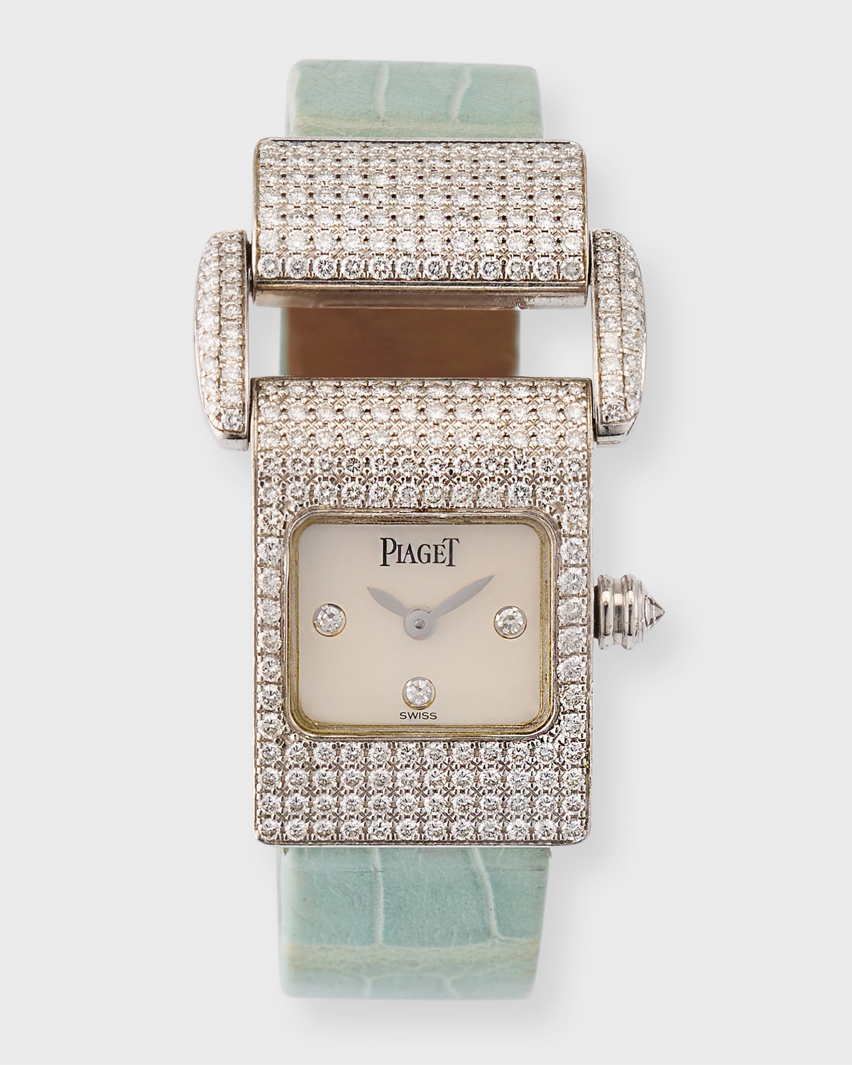 Vintage Watches Piaget Miss Protocole 17mm Watch In Green