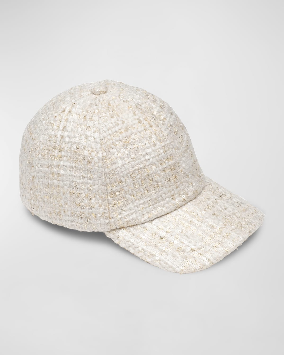 Eugenia Kim Lo Baseball Cap In Ivory/gold