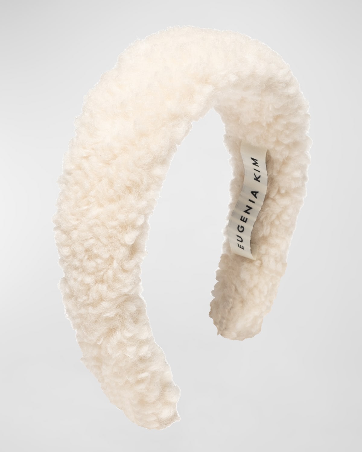 Shop Eugenia Kim Tara Faux Fur Headband In Cream
