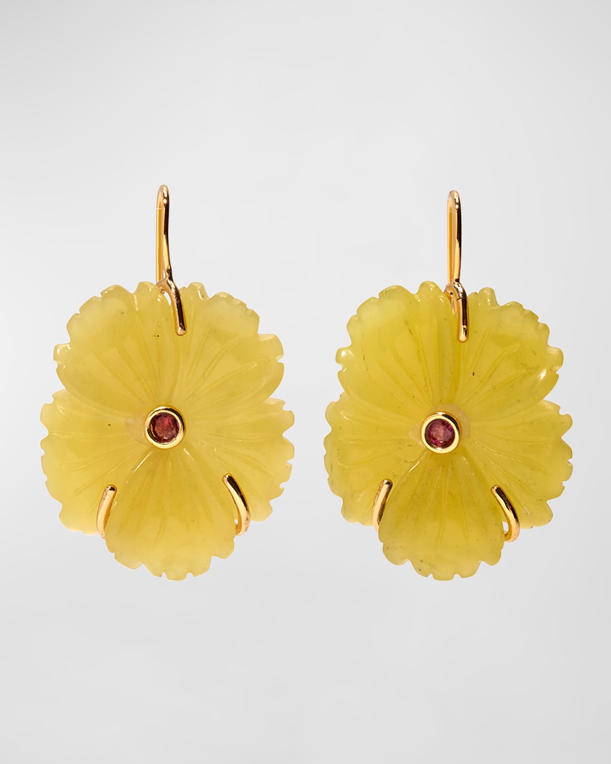 Lizzie Fortunato New Bloom Earrings In Canary In Yellow