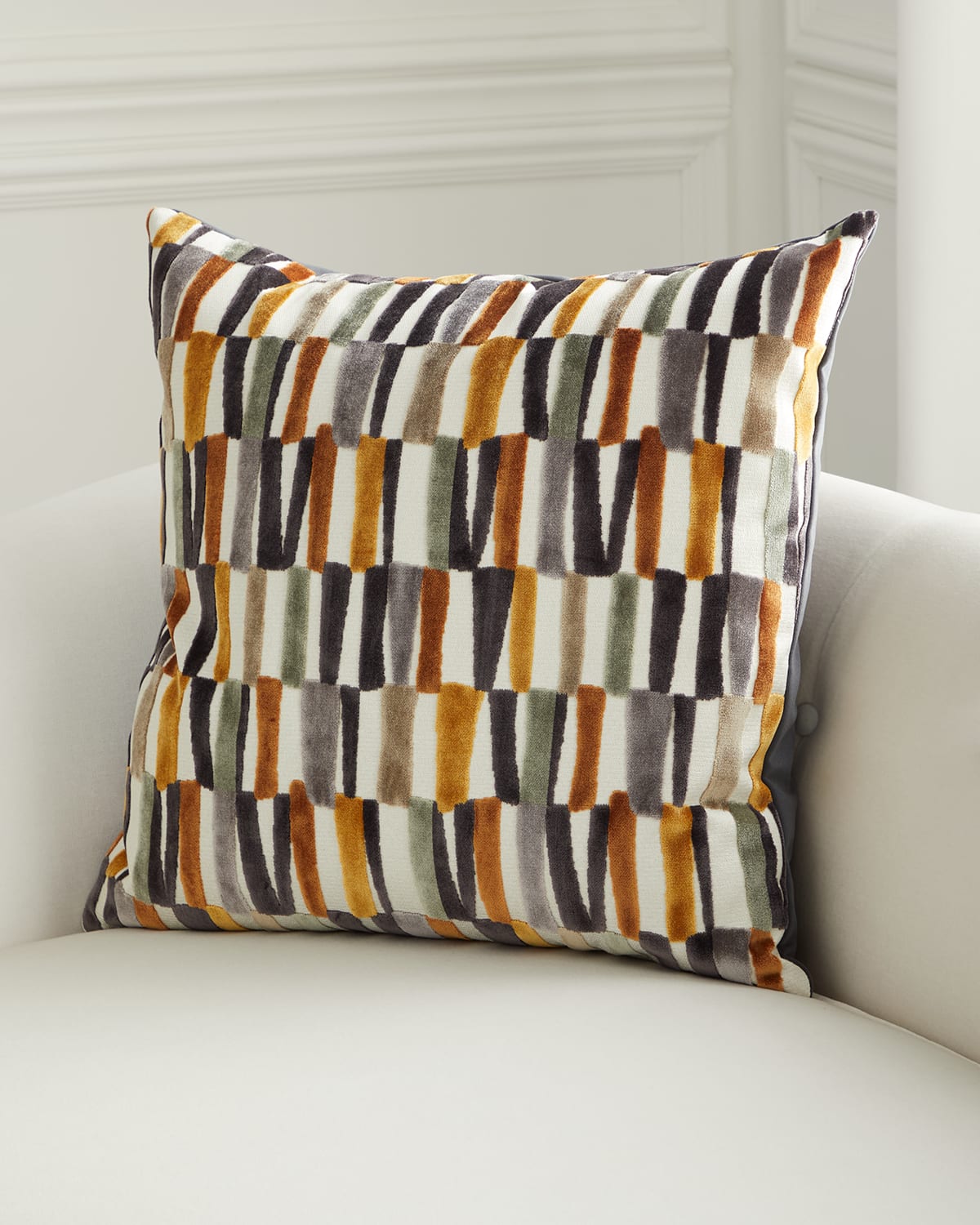 D.v. Kap Home Strata Pillow, 24" Square In Multi