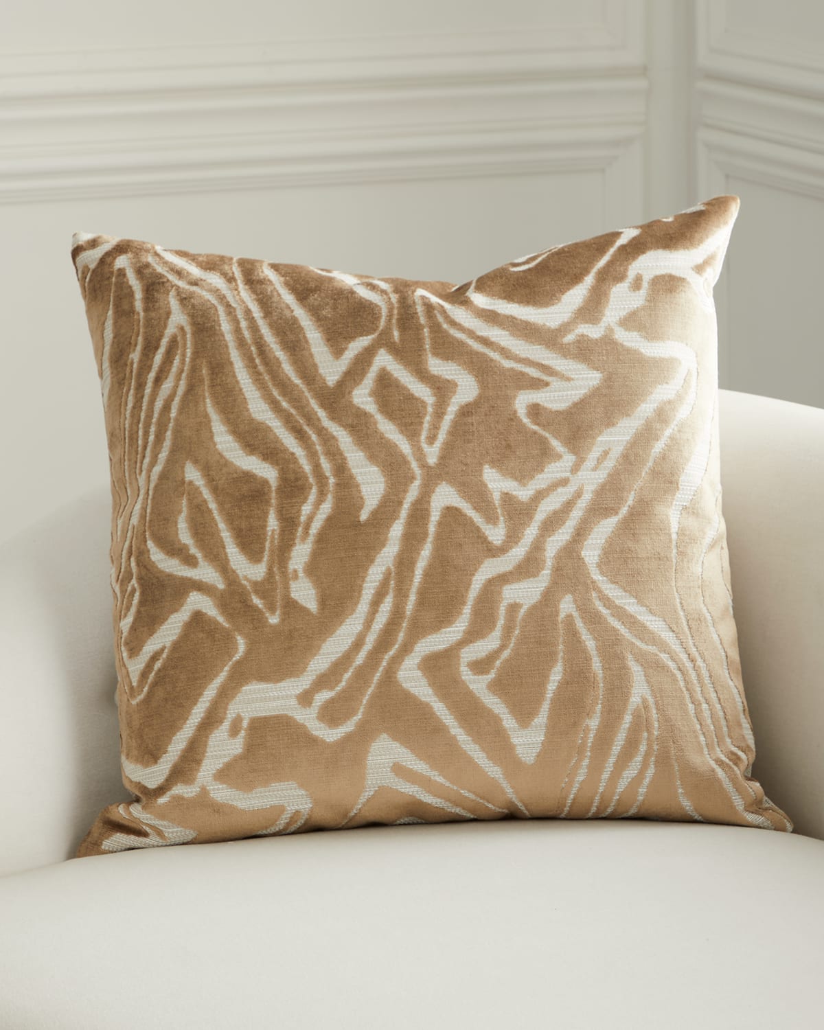 D.v. Kap Home Zuniga Pillow, 24" Square In Brown