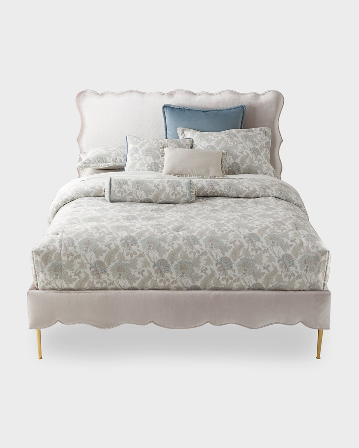 Haute House Skylar Queen Bed In Blush