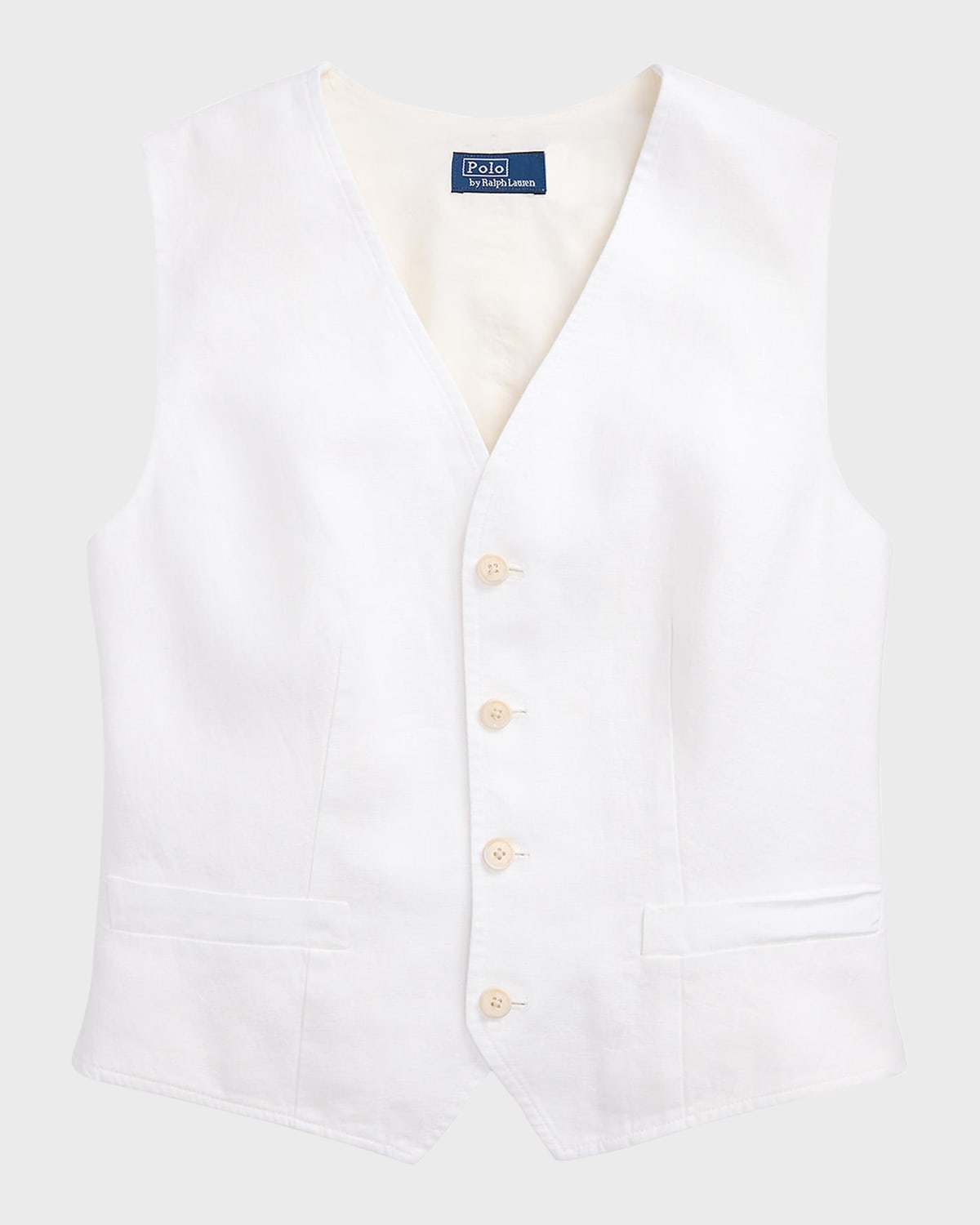 Polo Ralph Lauren Linen Vest In Nevis