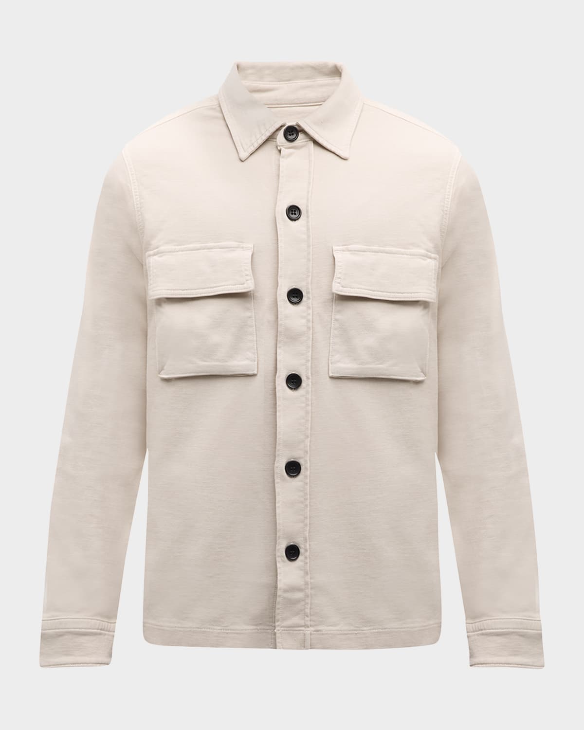 Citizens Of Humanity Men's Archer 2-pocket Overshirt In Smoked Oyster