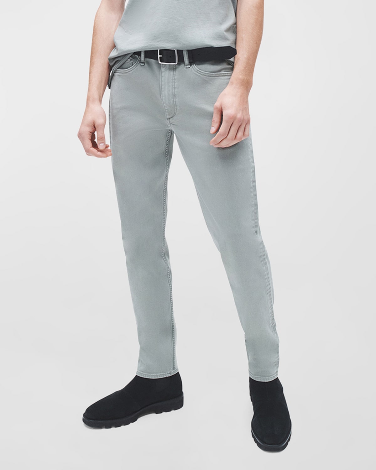 Rag & Bone Fit 2 Aero Stretch Slim Jeans In Dark Mint