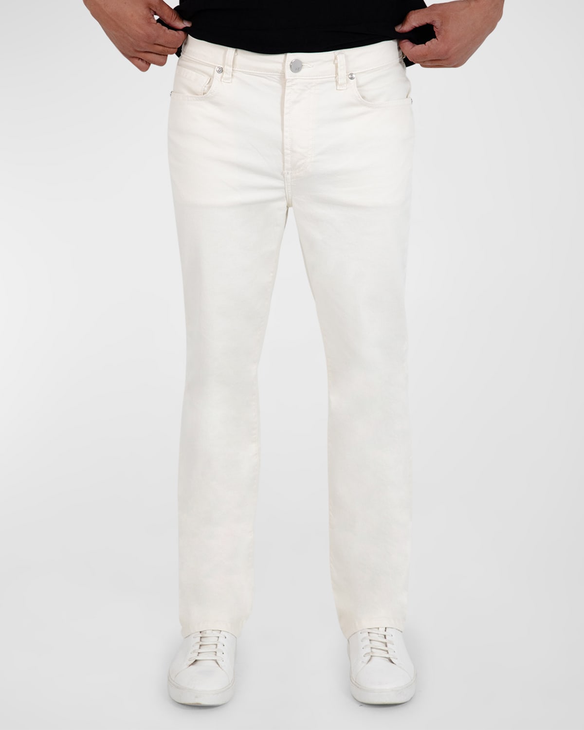 Men's Greyson Contrast-Stitch Skinny Jeans