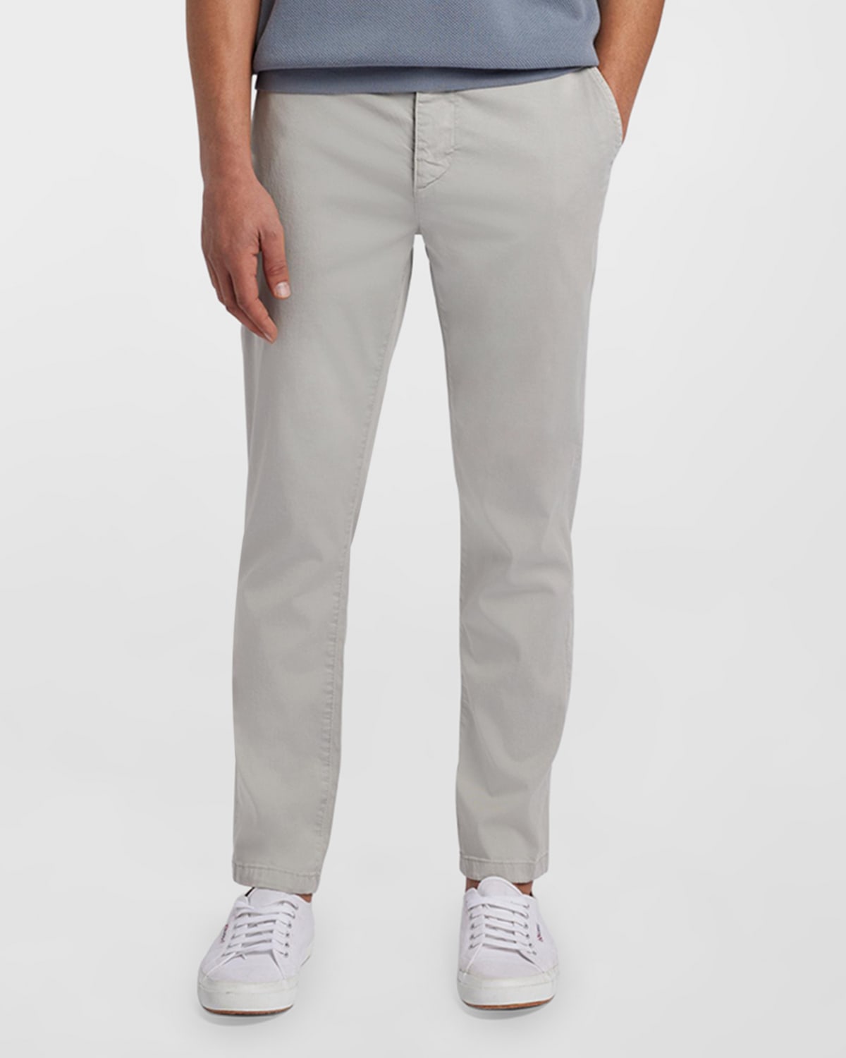 Shop 7 For All Mankind Men's Adrien Slim Chino Pants In Gentle Grey