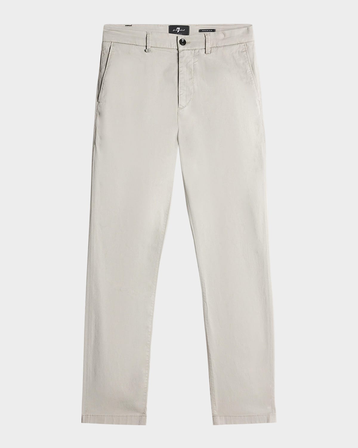 Shop 7 For All Mankind Men's Adrien Slim Chino Pants In Gentle Grey