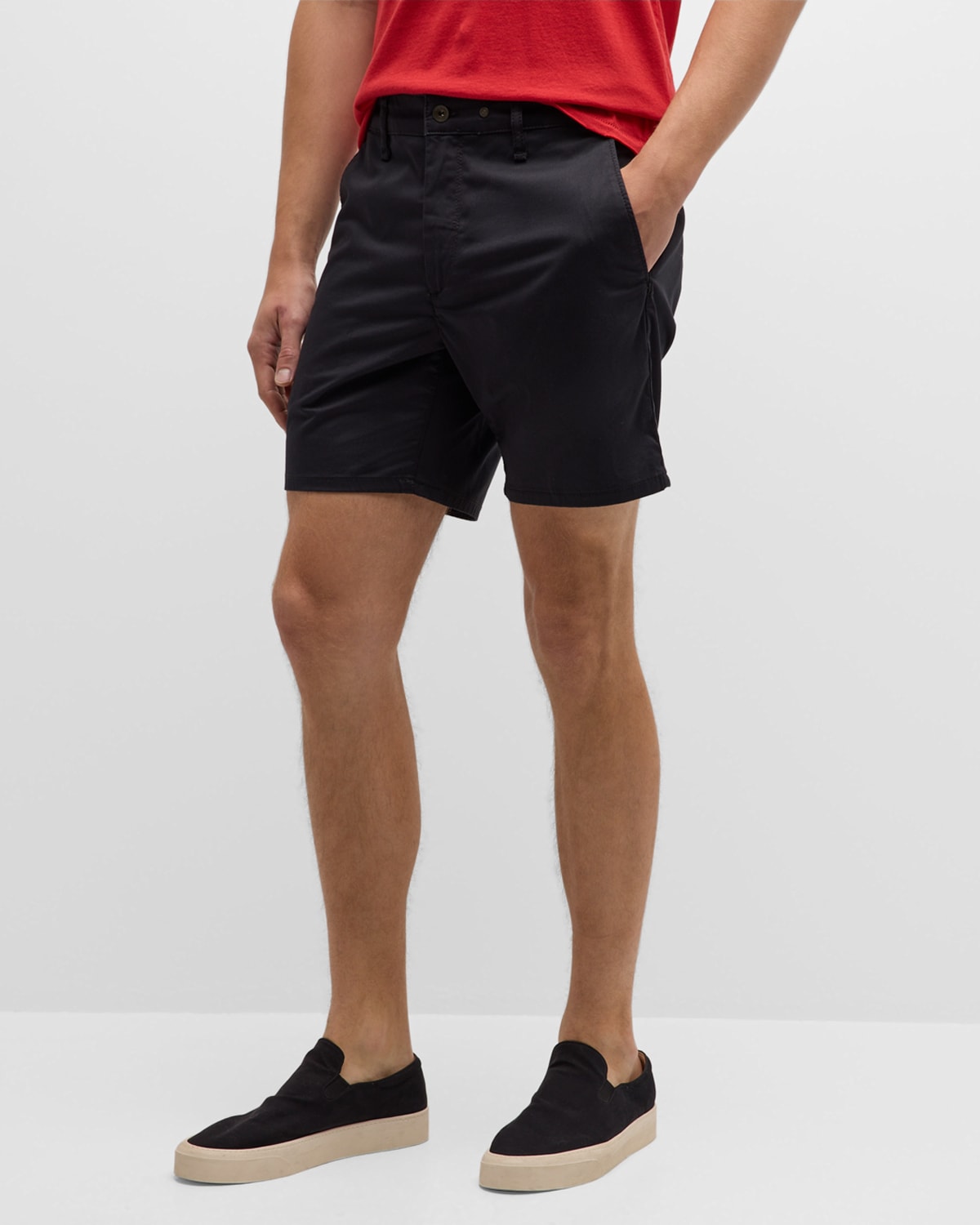 Shop Rag & Bone Men's Standard Chino Shorts In Black