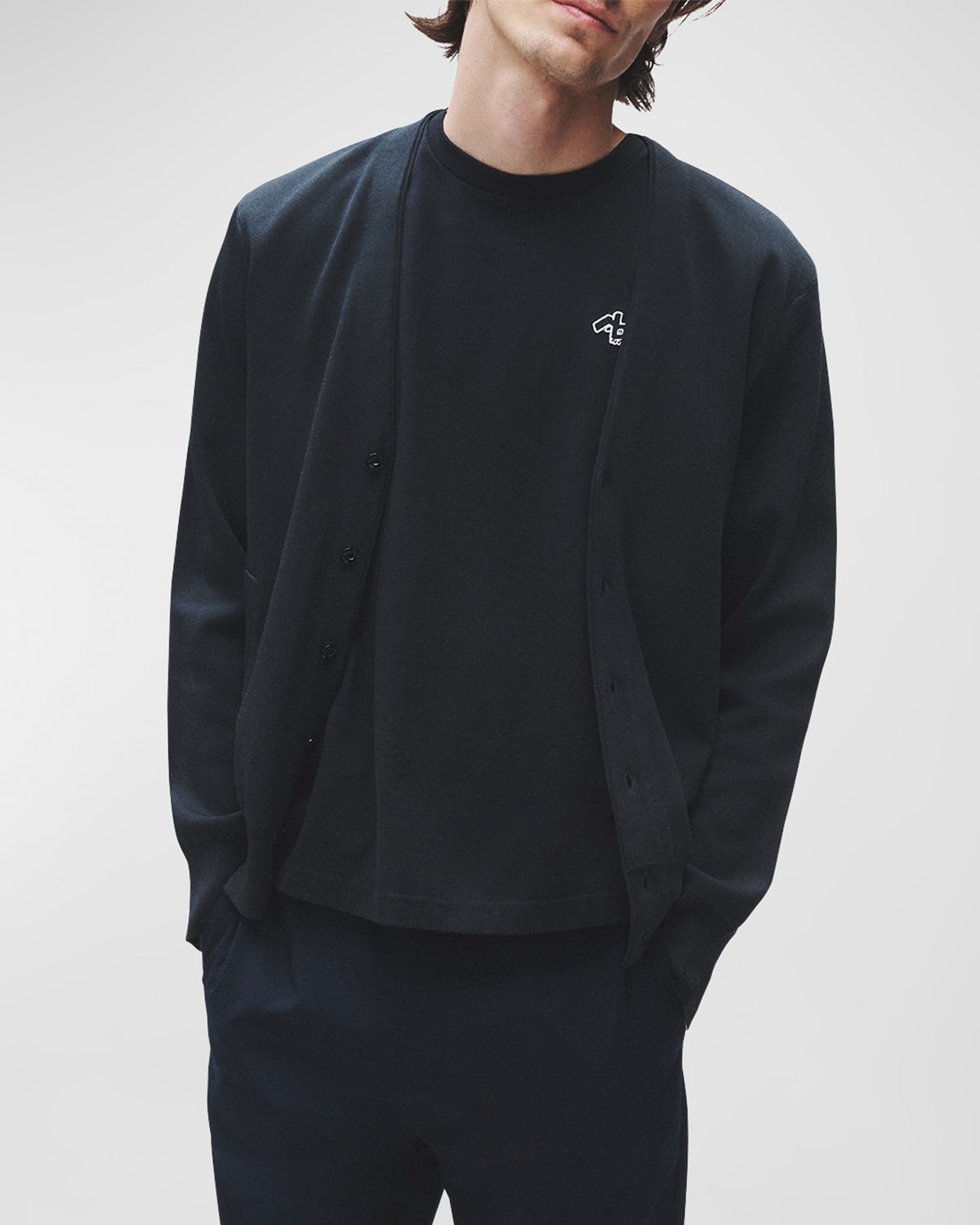 Rag & Bone Men's Rb Monster T-shirt In Black