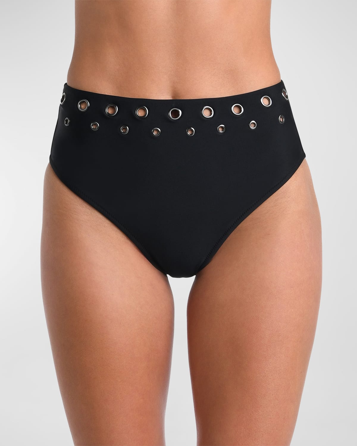 Vanessa Grommet High-Waist Bikini Bottoms