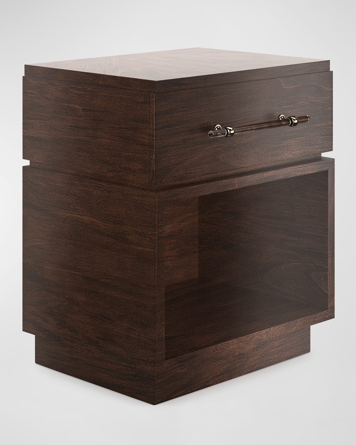 Casa Ispirata Mattone Nightstand In Brown