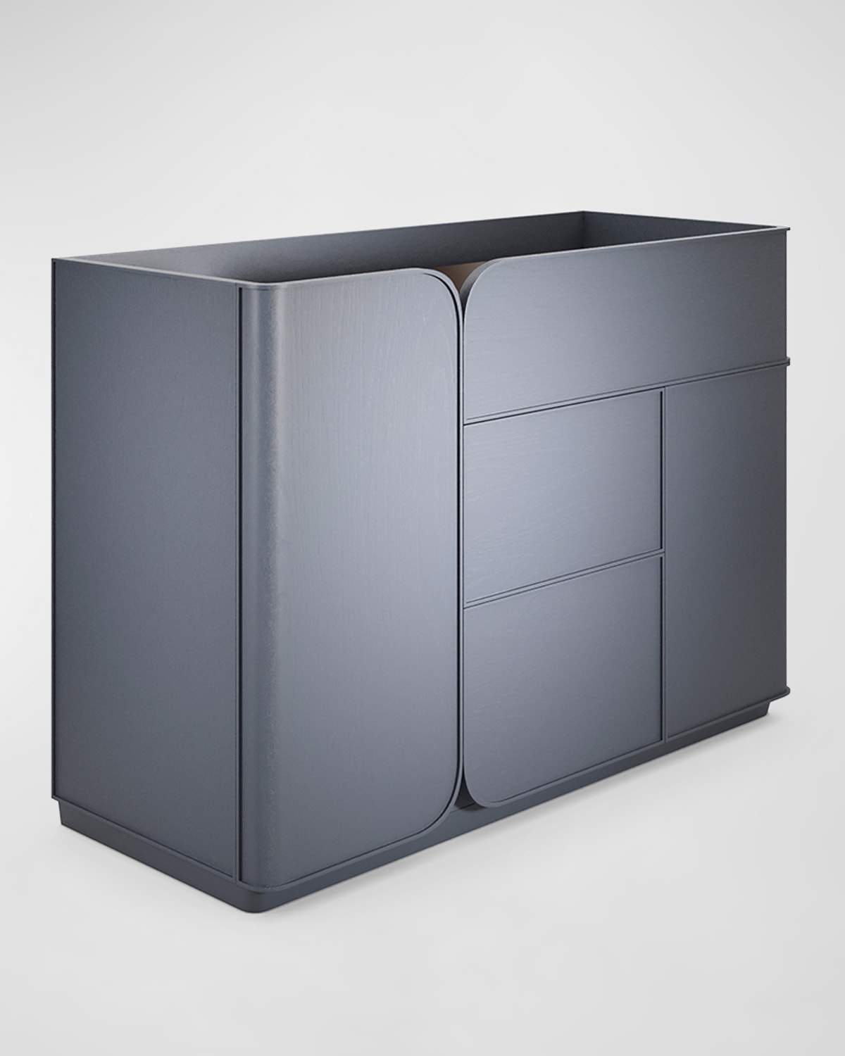 Casa Ispirata Continental Bachelor's Cabinet In Gray