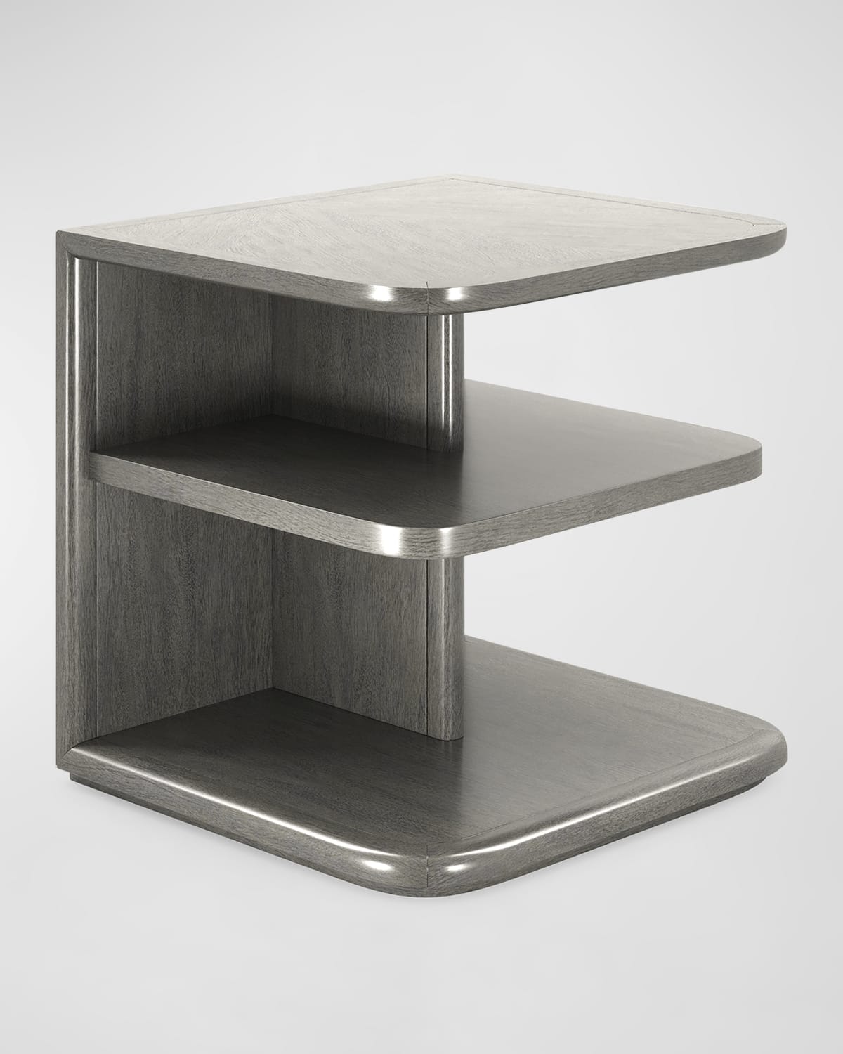 Casa Ispirata Cannello End Table In Metallic