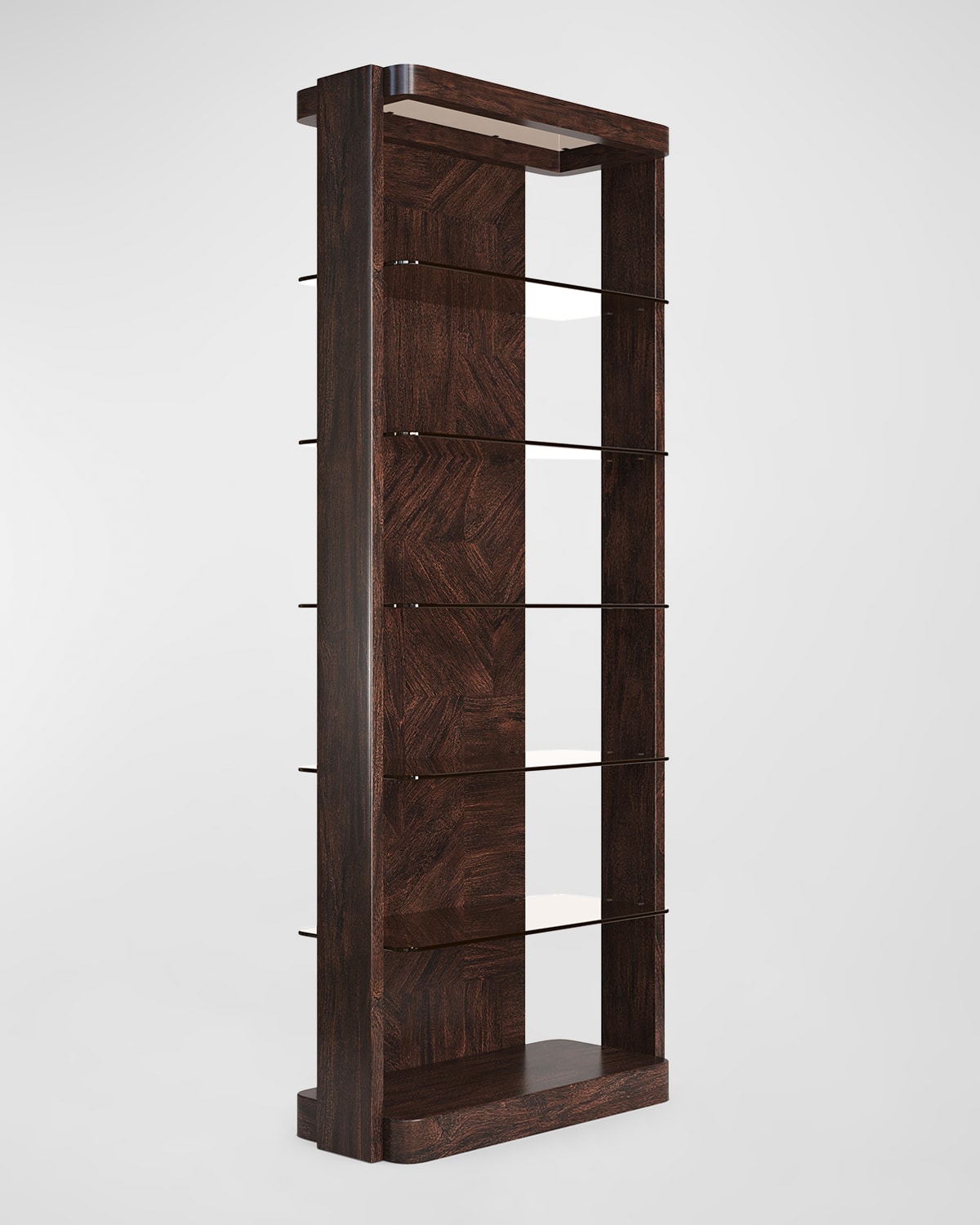 Casa Ispirata Madras Bookcase In Brown