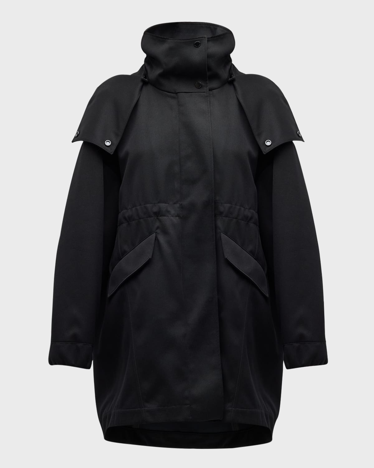 Canada Goose Olivine Twilla Midweight Hooded Coat In Black