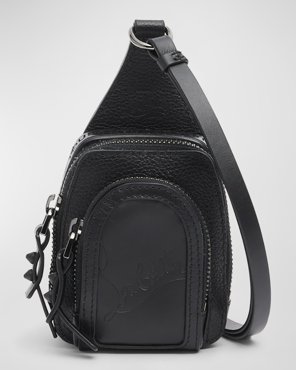 Men's Loubifunk Mini Crossbody Bag in Leather