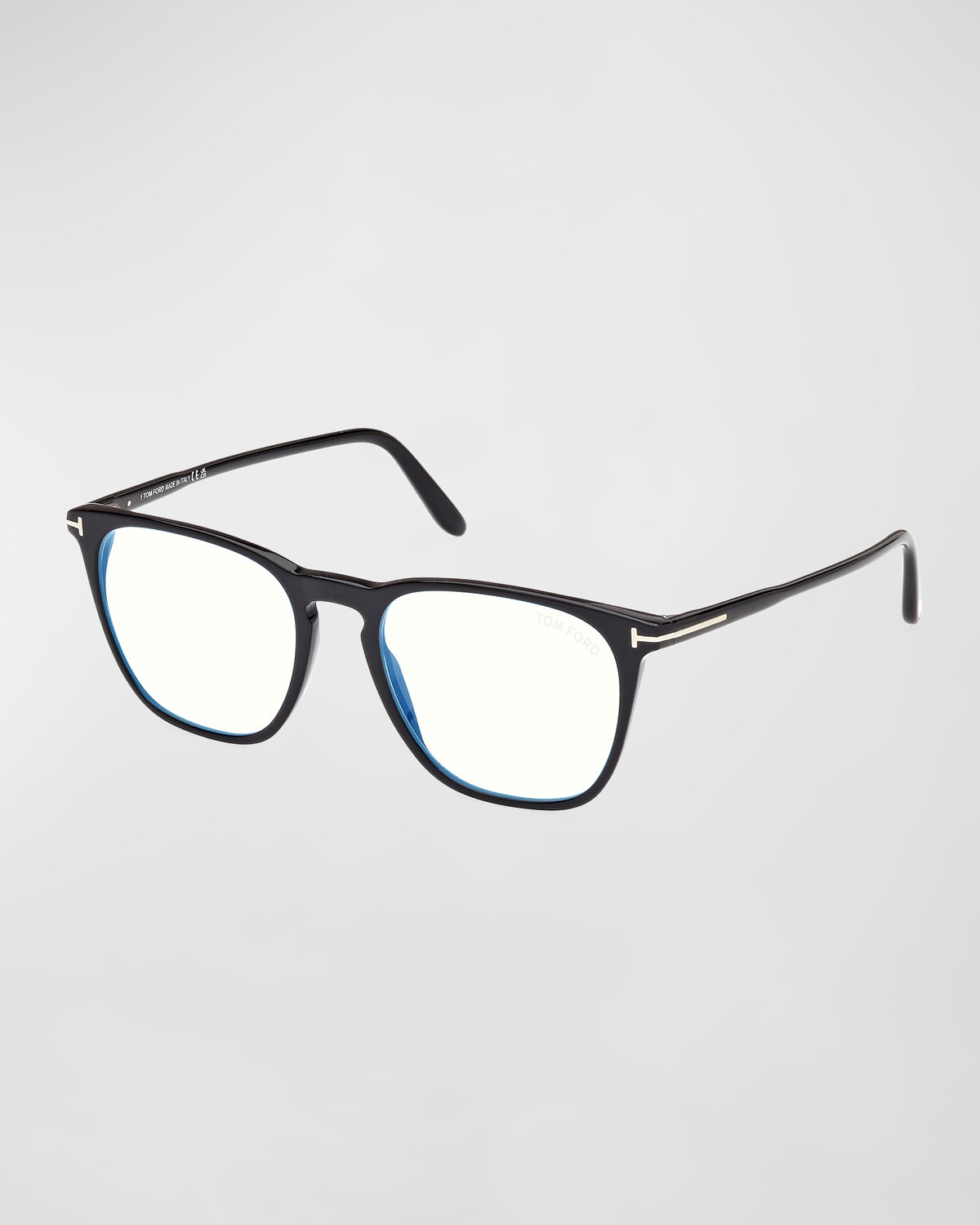 Men's Acetate Square Blue Light-Blocking Glasses