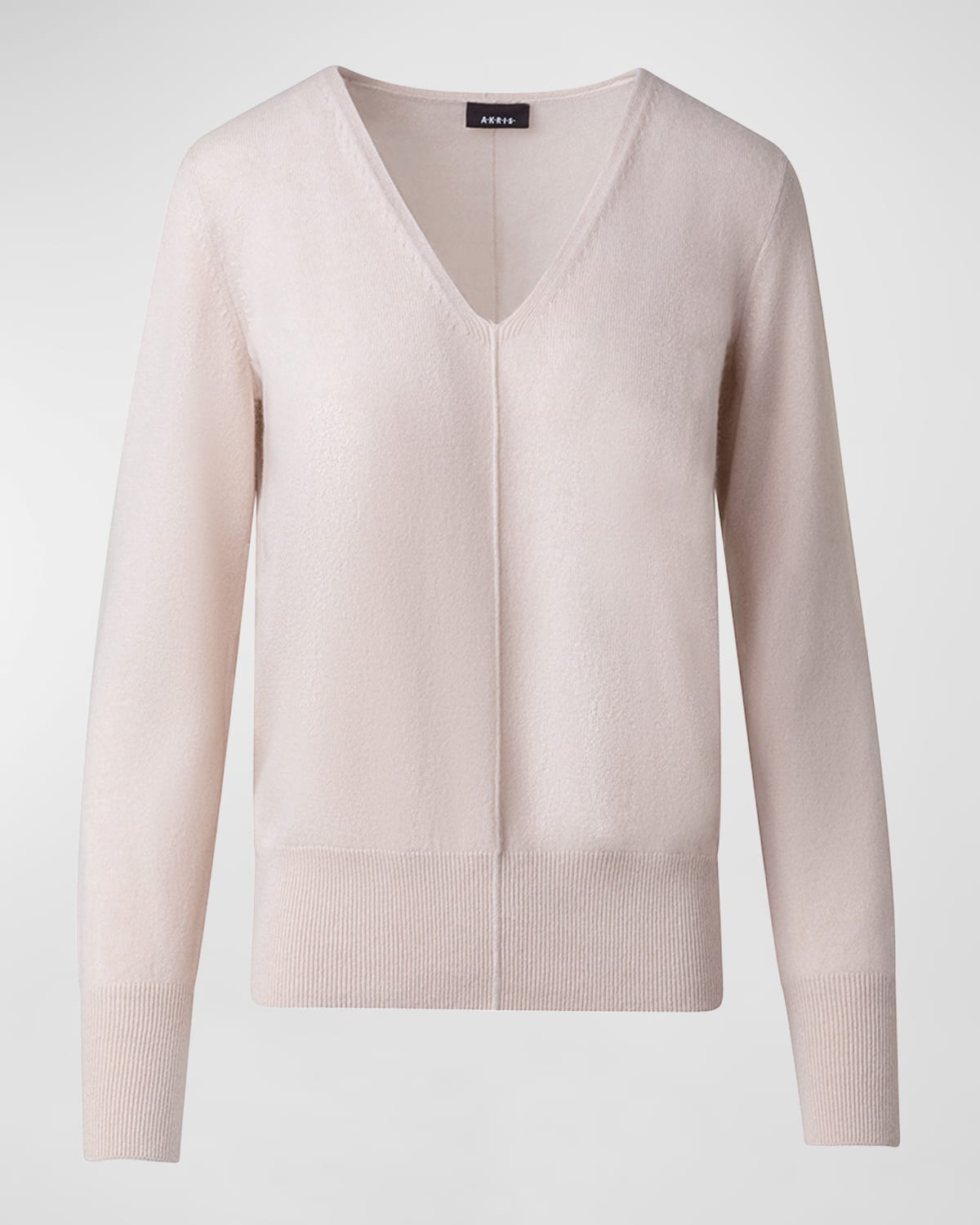 Akris Cashmere Knit Sweater In Sand