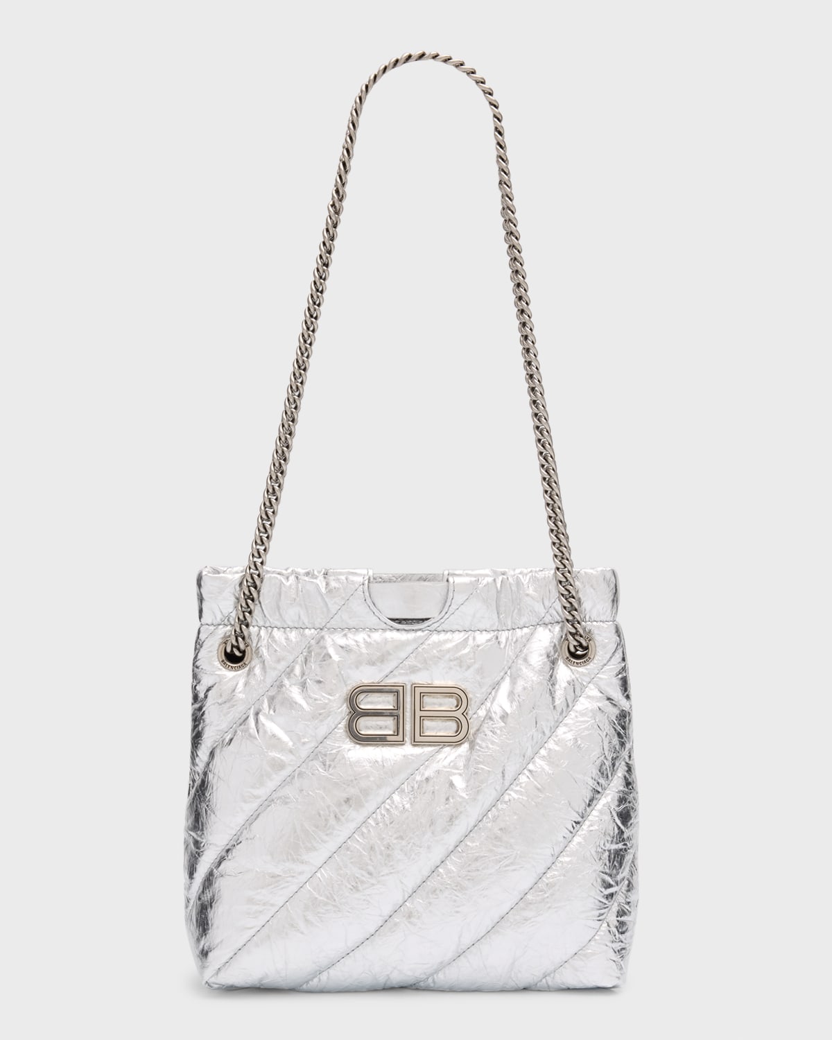 Balenciaga Crush XS Metallic Quilted Tote Bag | Smart Closet