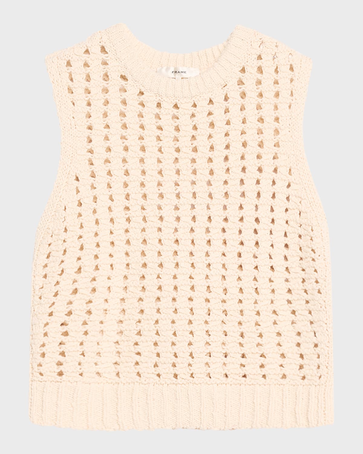 Tape Yarn Sweater Vest