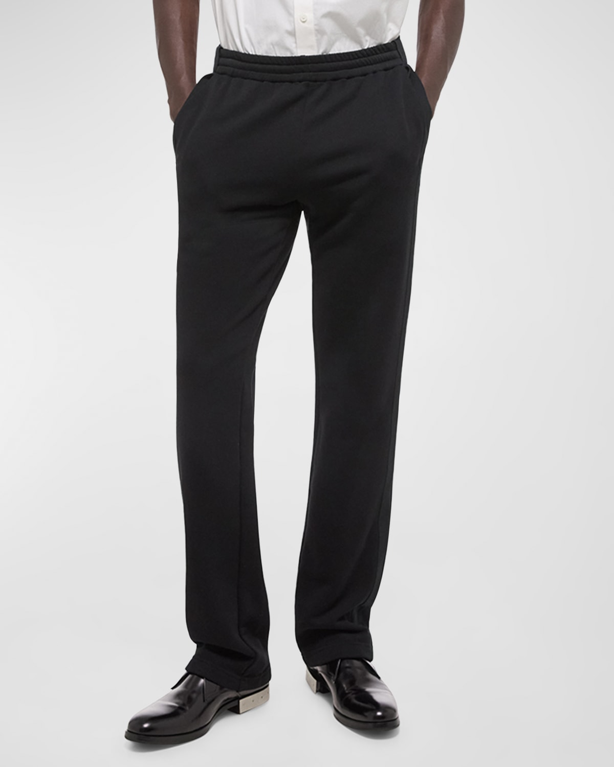 Shop Helmut Lang Men's Organic Cotton Sweatpants In Black