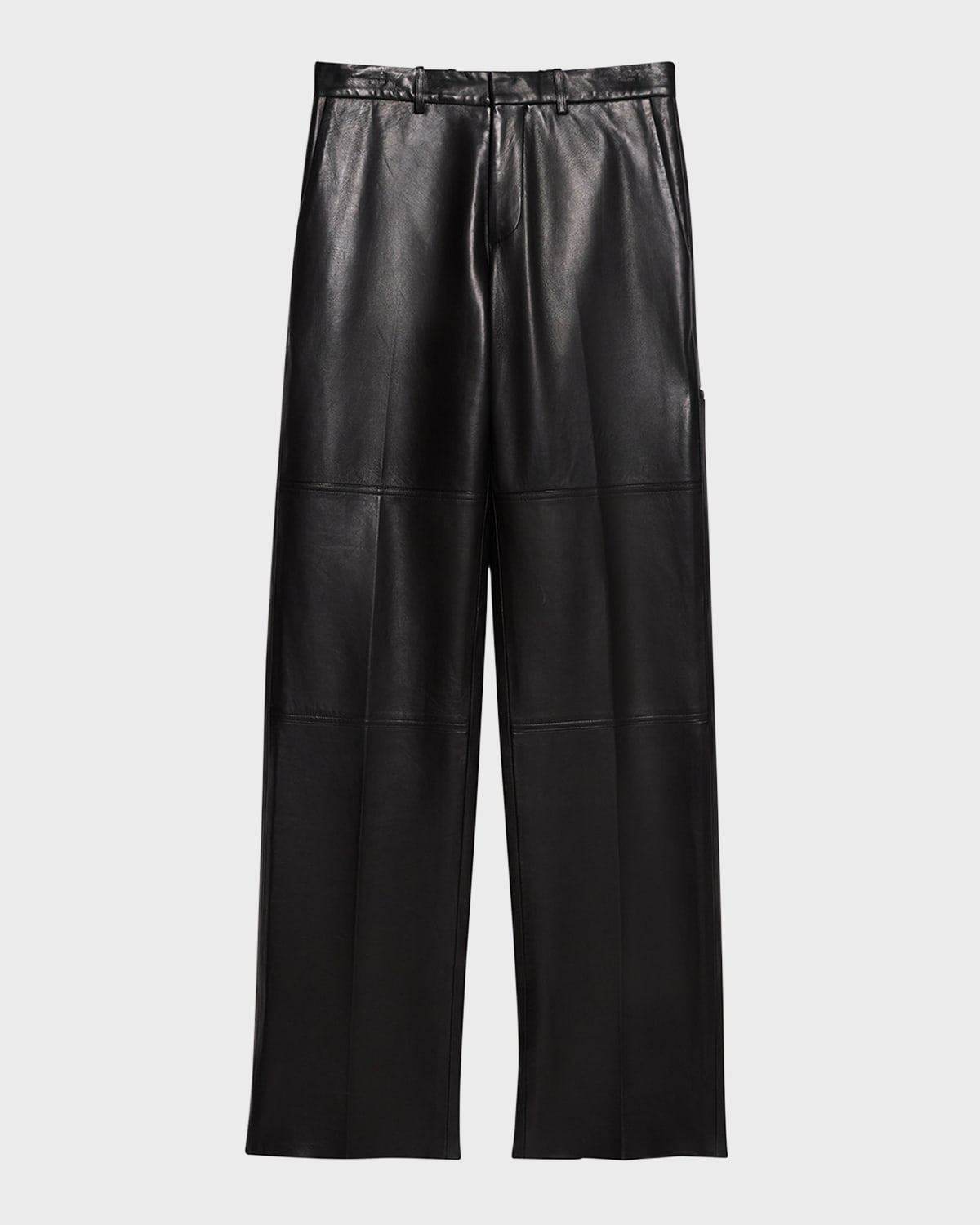 Men's Leather Carpenter Pants