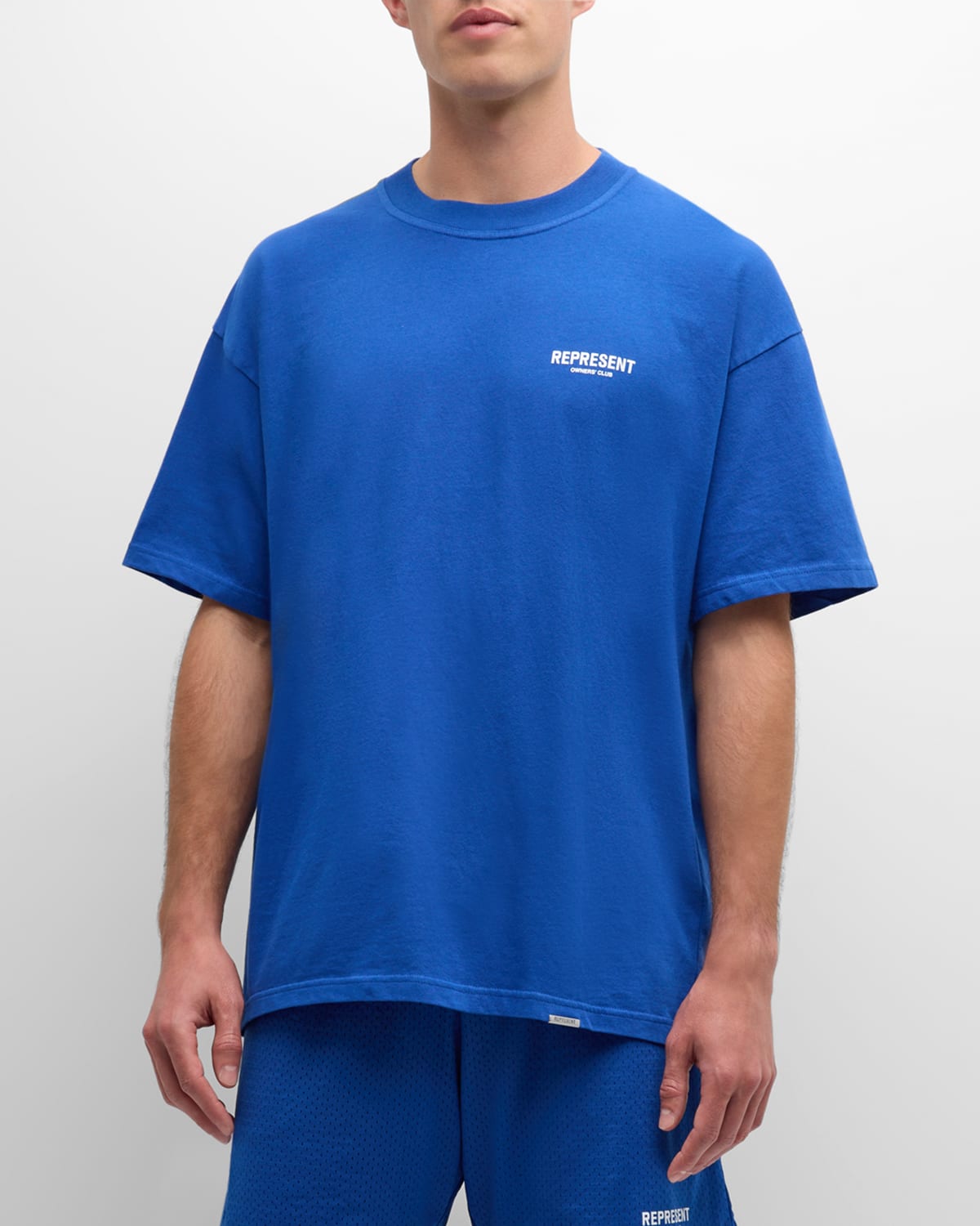 Shop Represent Men's Owners Club T-shirt In Cobalt Blue