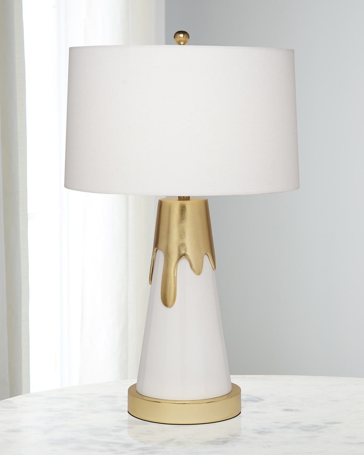 John-richard Collection Melted Table Lamp In Gold