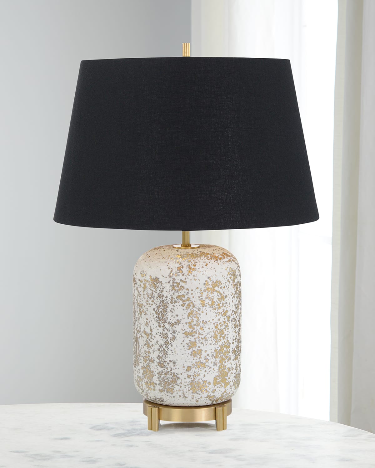 John-richard Collection Daybreak 29" Table Lamp In Black