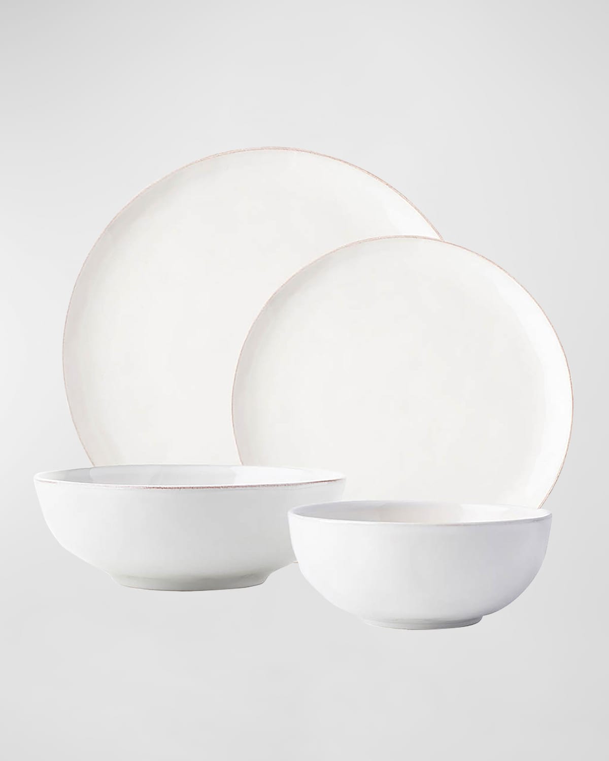 Shop Juliska Puro Coupe 4-piece Place Setting - Whitewash