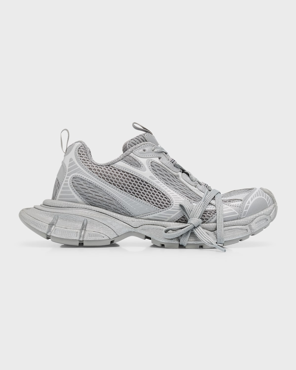 Shop Balenciaga 3xl Reflective Sneakers In Grey