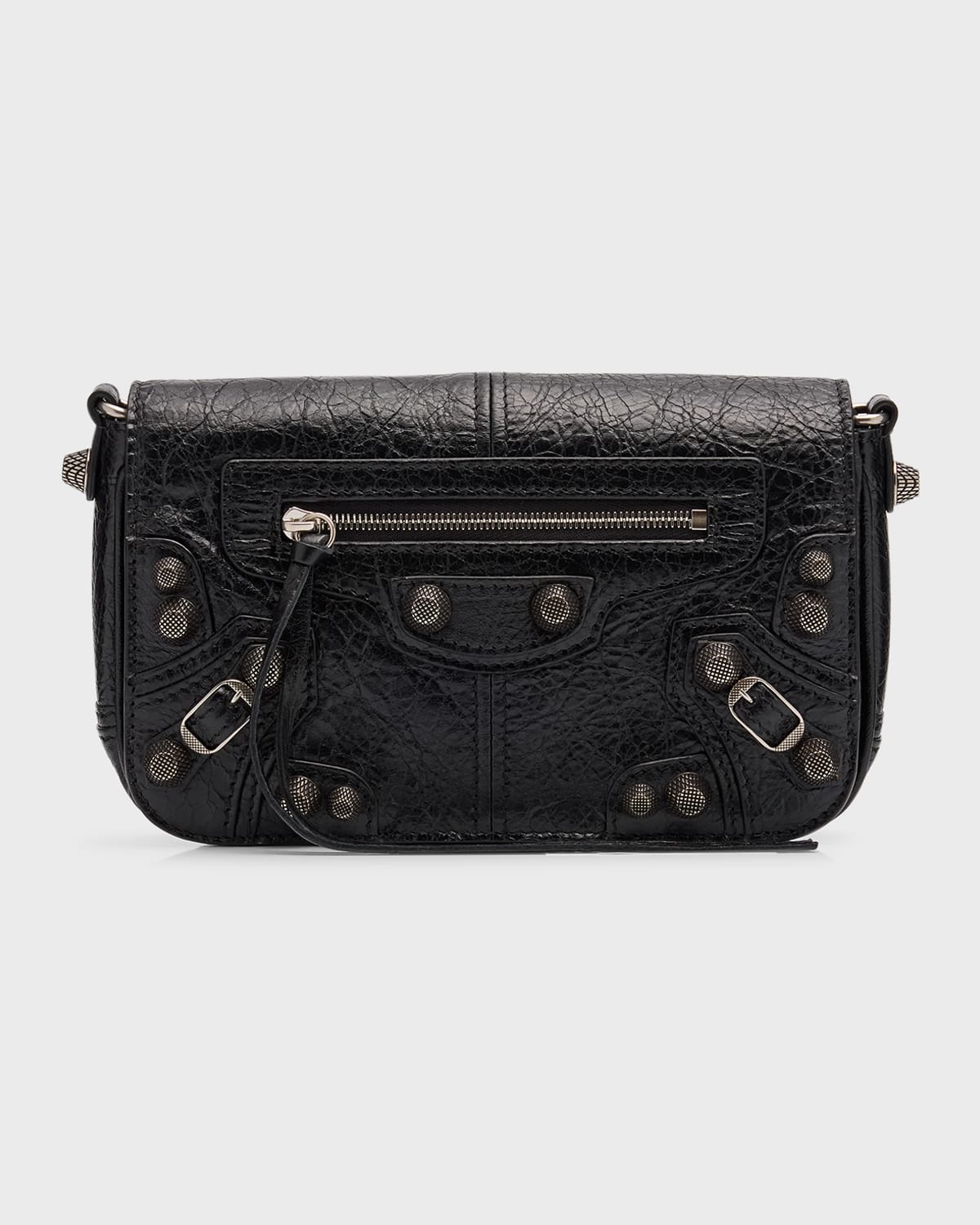 Balenciaga Flap Le Cagole Mini Crossbody Bags Black In 1000 Black