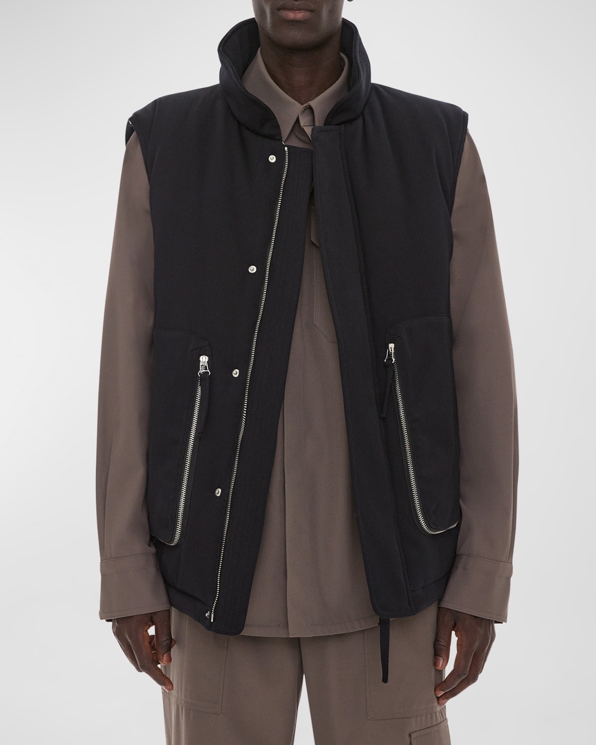 Helmut Lang Men's Astro Puffer Vest In Black