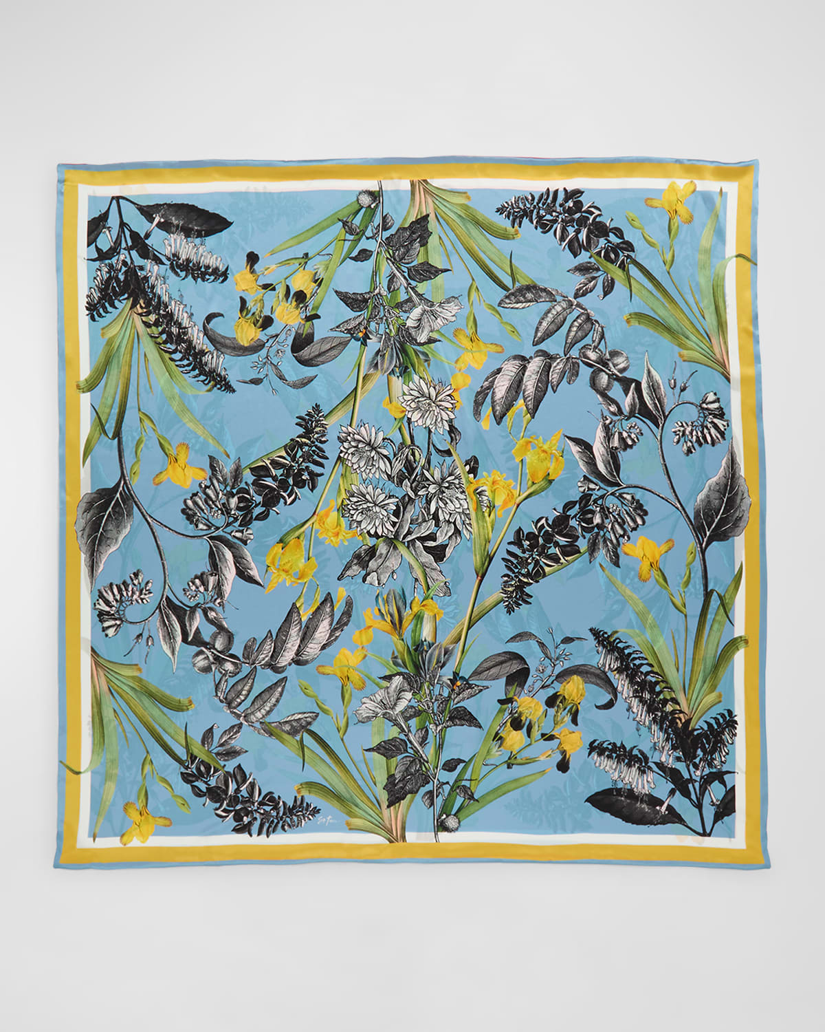 Vita Double-Sided Multicolor Silk Scarf