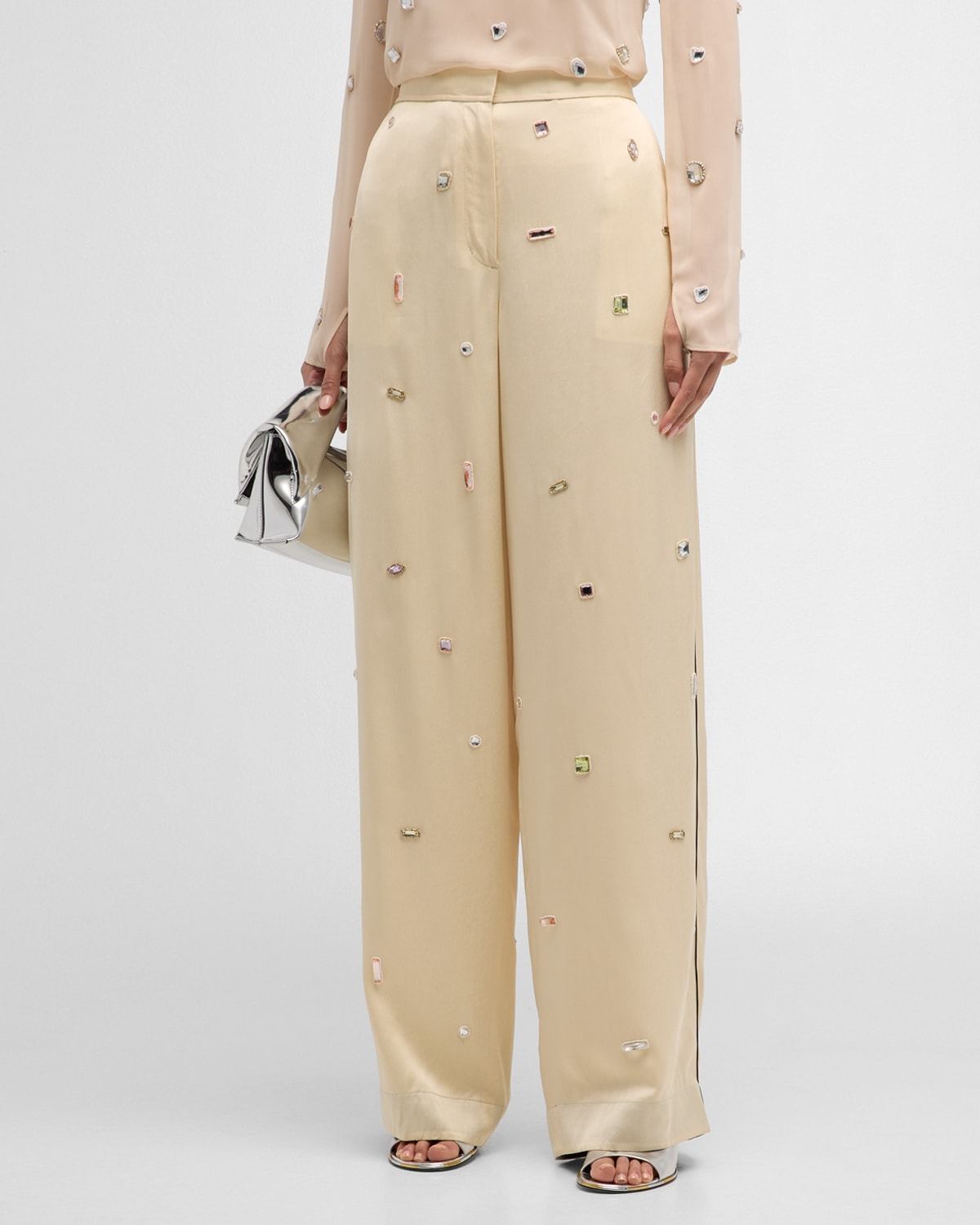 Shop 3.1 Phillip Lim / フィリップ リム Halo Gem Pj Trousers In Champagne