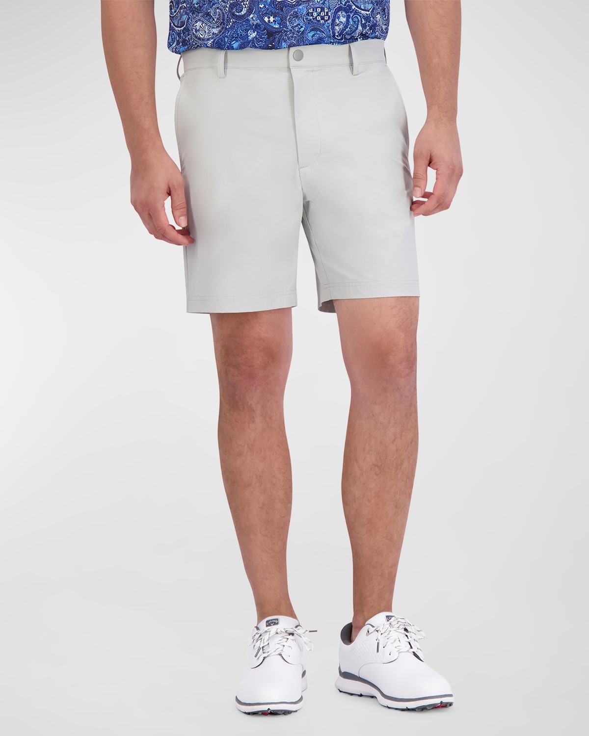 Men's Aster Stretch Flat-Front Shorts