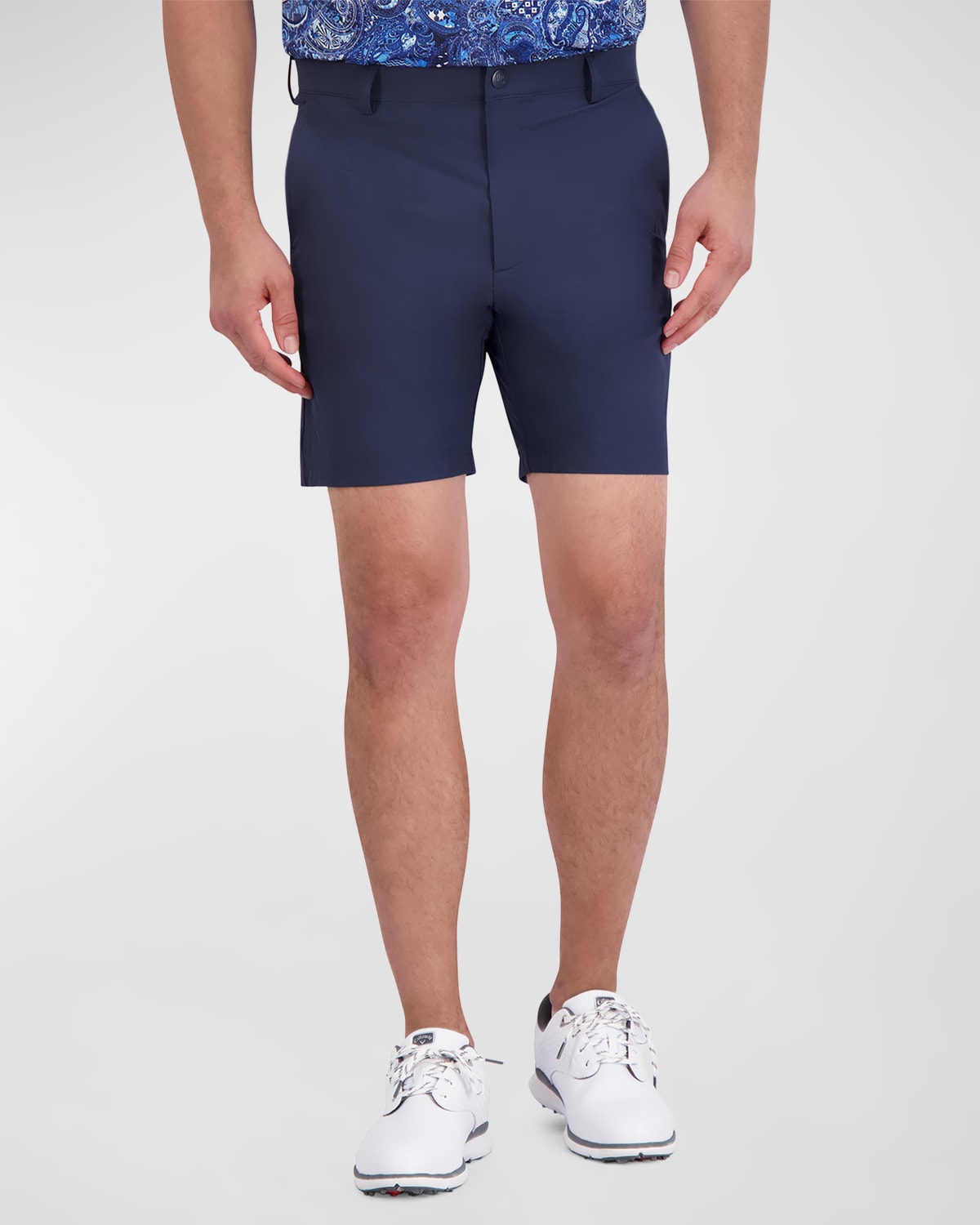 Men's Aster Stretch Flat-Front Shorts