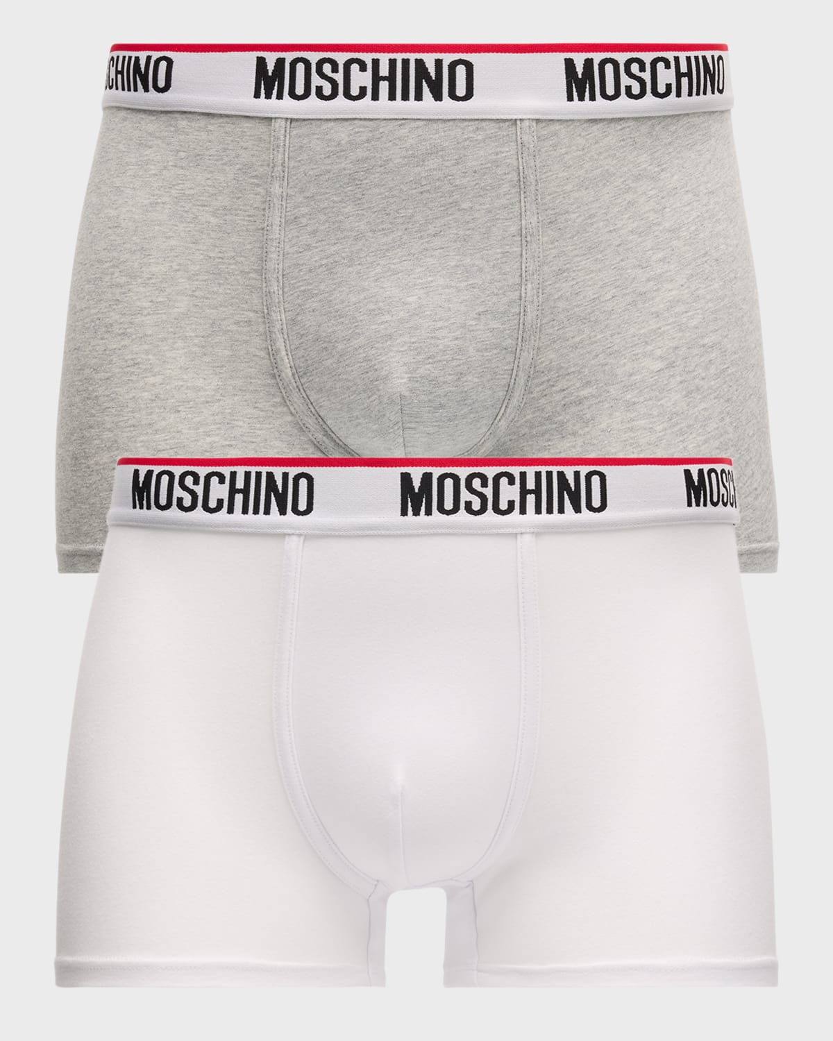 Moschino Elastic Waistband Stretch Hosiery In Grey Multi