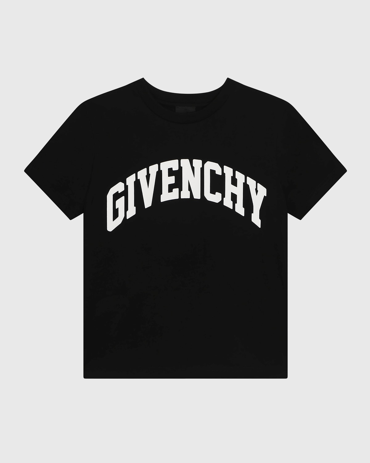 Givenchy Kids' Boy's Logo-print Short-sleeve T-shirt In Black