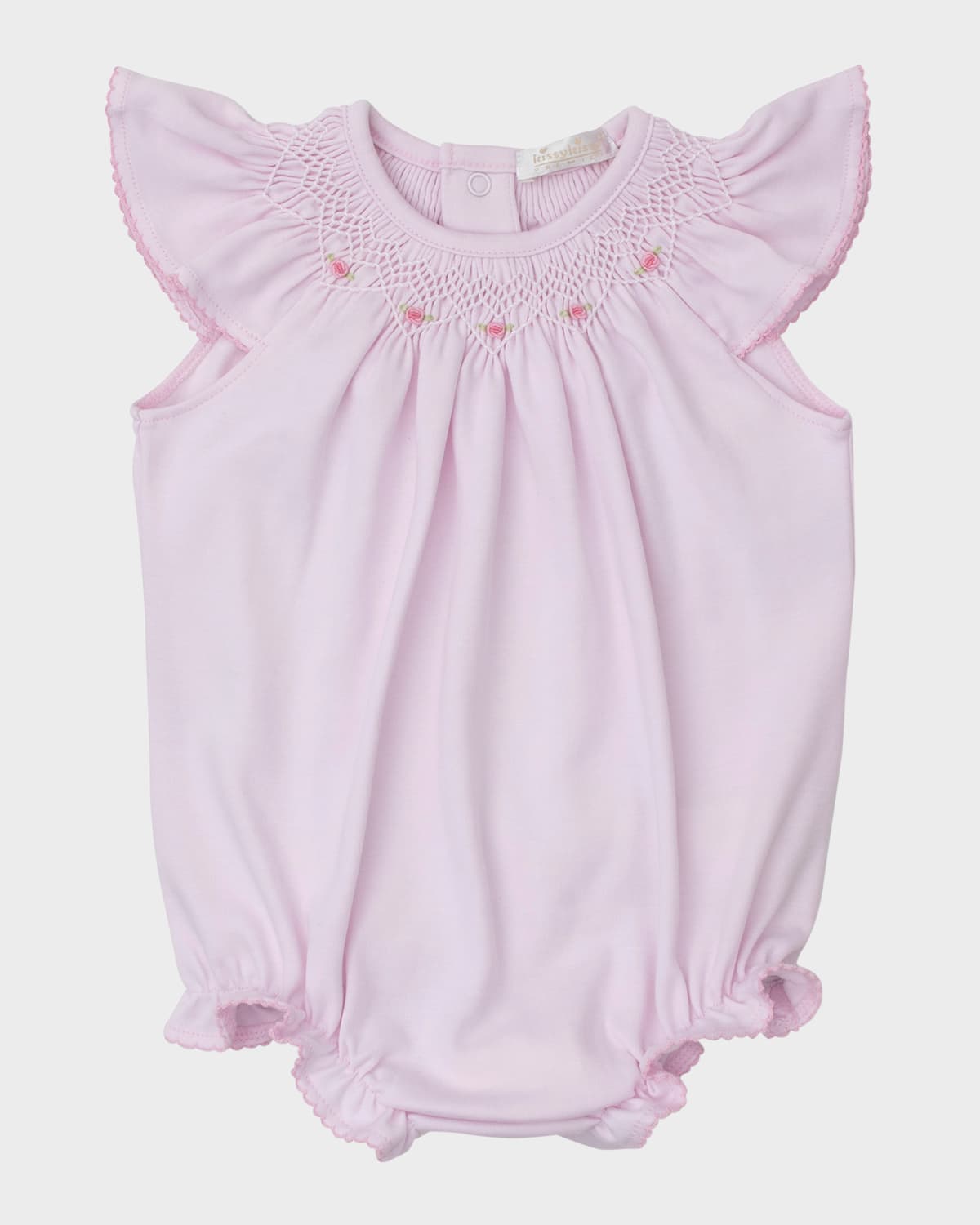 Girl's CLB Summer Bishop Bubble Romper, Size 3M-24M