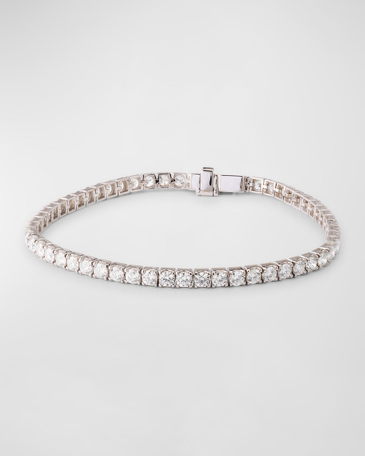 Neiman Marcus Diamonds Unisex 18K White Gold Diamond Bracelet, 8.85TCW, 8.5"L