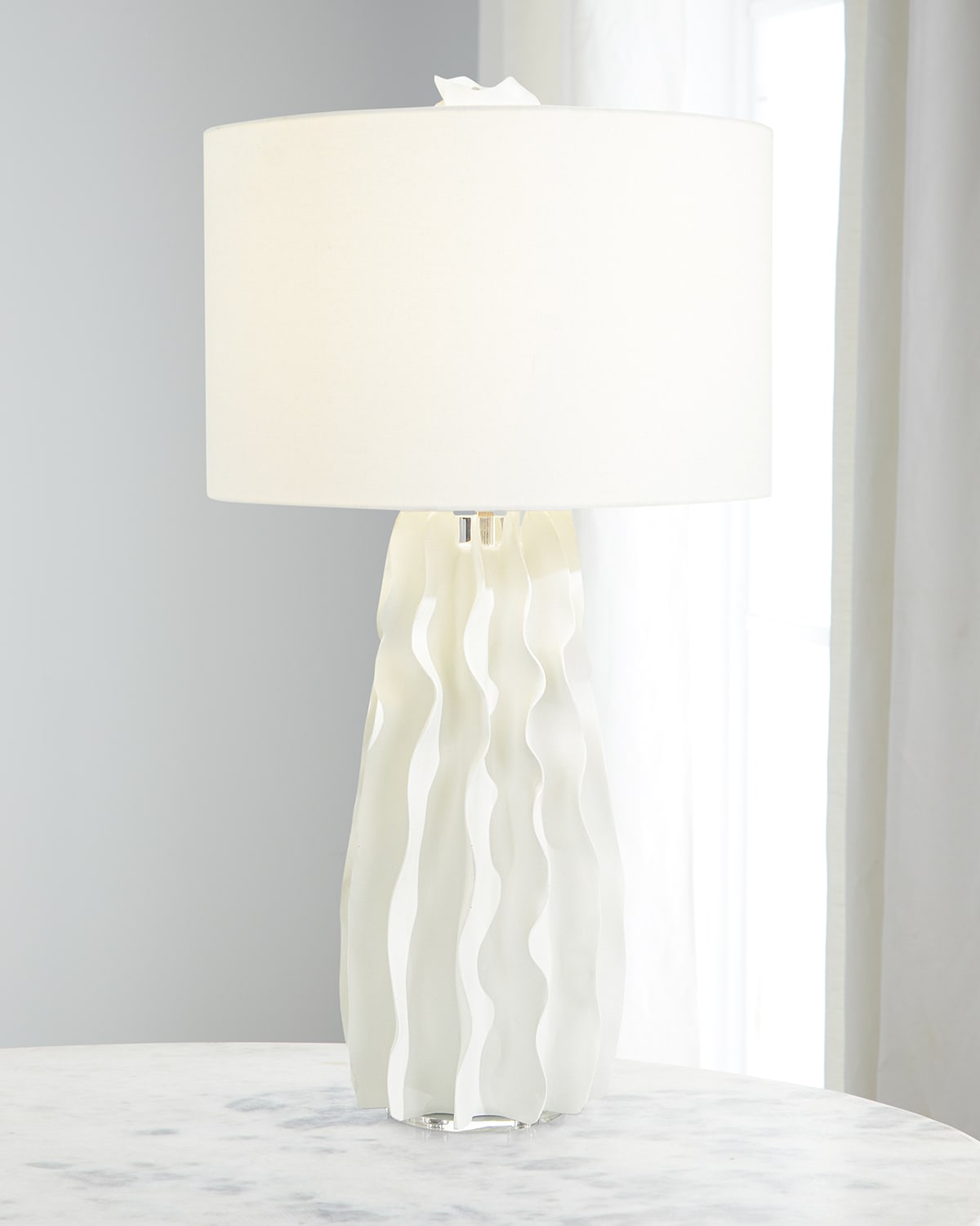 John-richard Collection Crena 34" Table Lamp In Clear