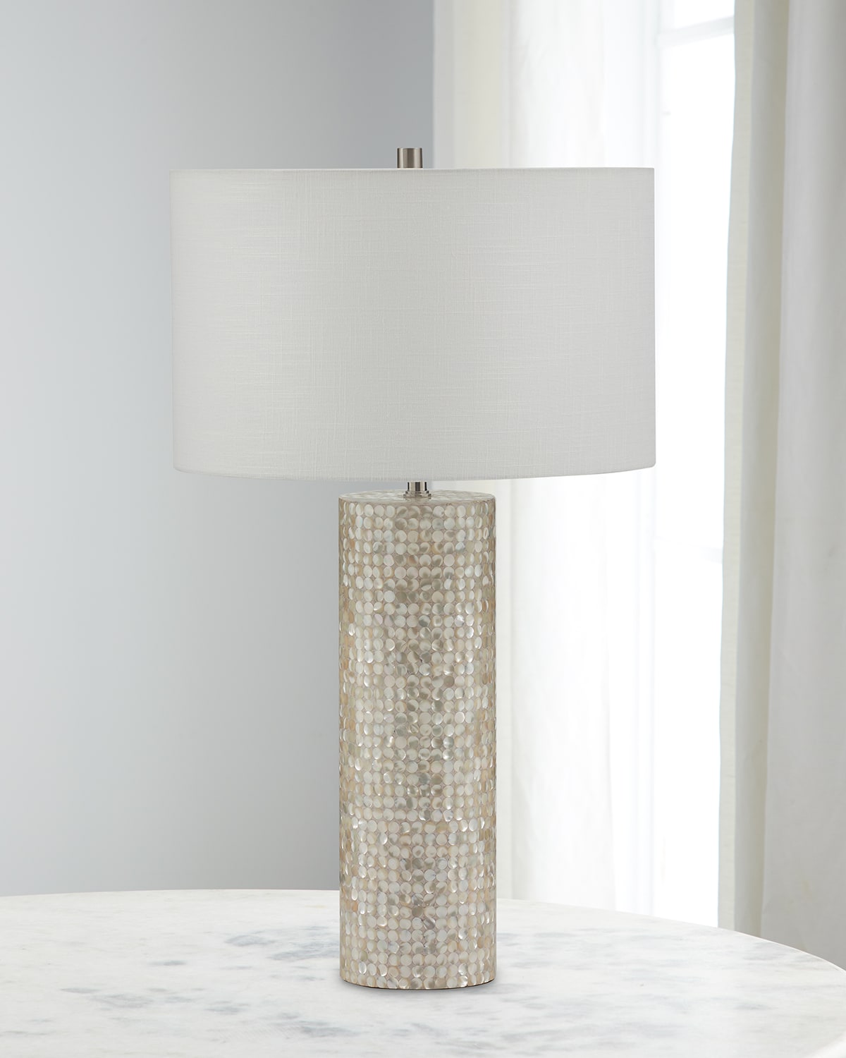 John-richard Collection Speranza Table Lamp In White