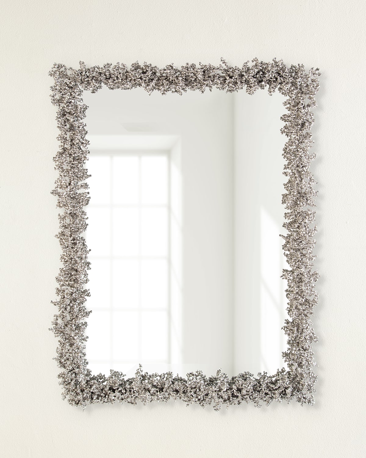John-richard Collection Brouillard Mirror In Silver
