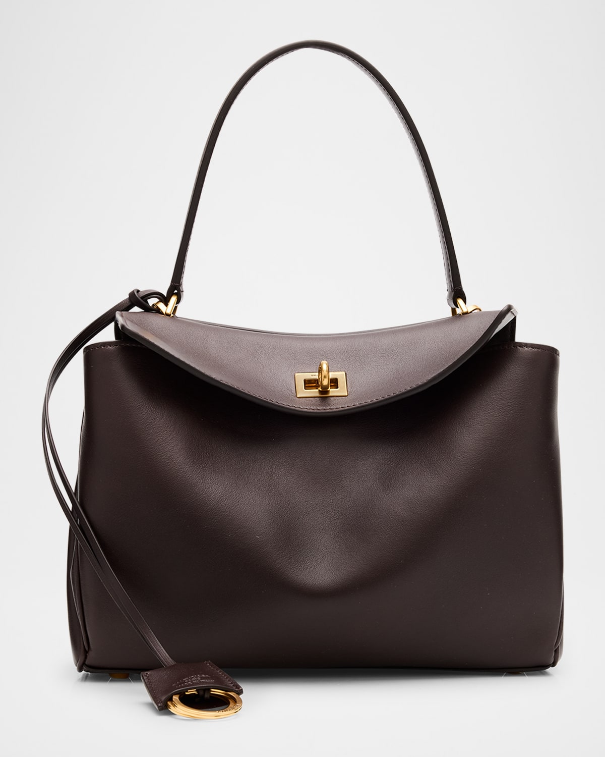 Balenciaga Rodeo Top Handle S In 2221 Espresso