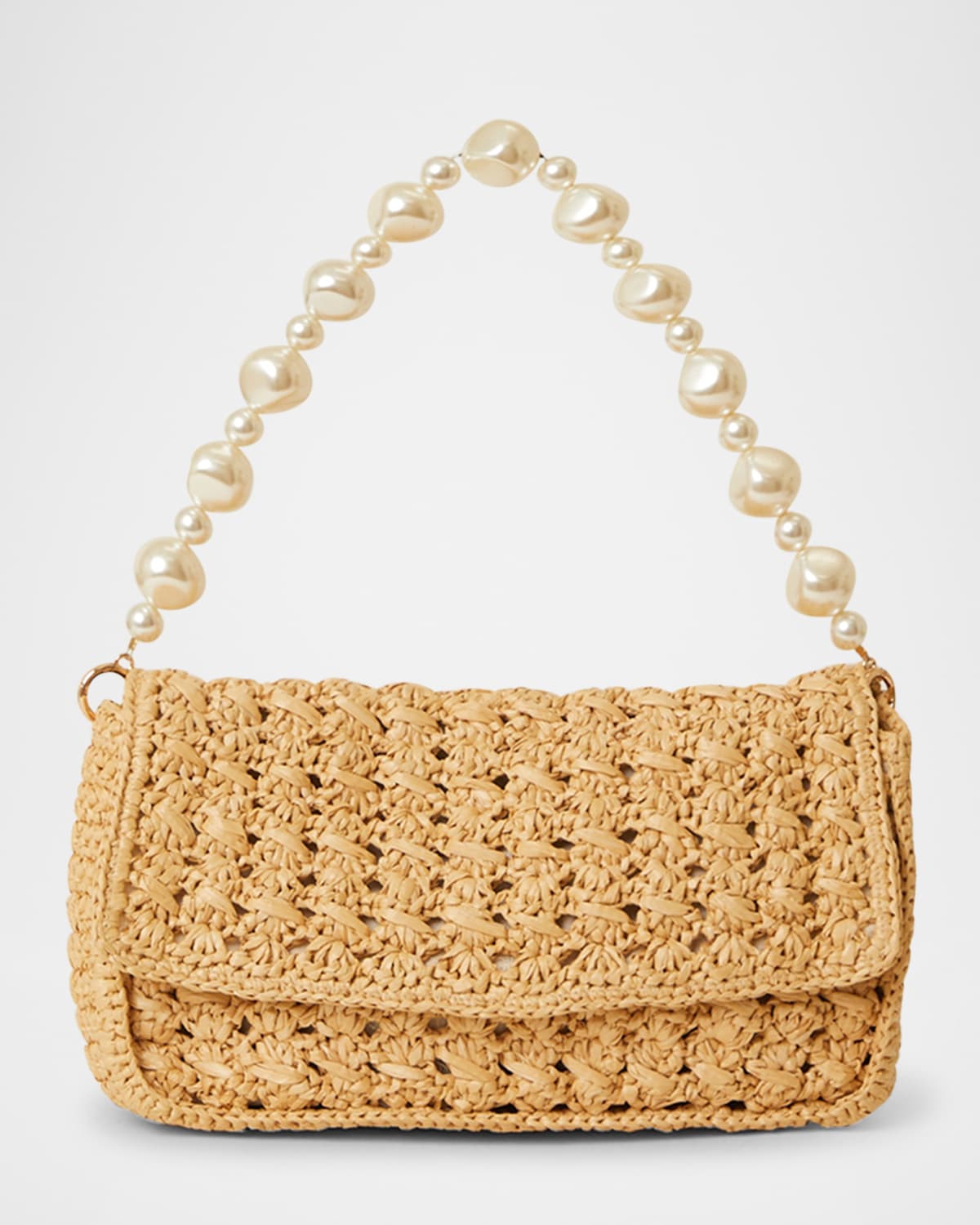 Shiloh Pearly Flap Shoulder Bag