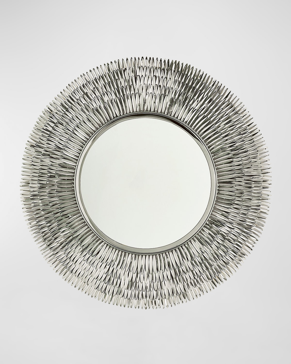Global Views Quill Burst Mirror In Metallic